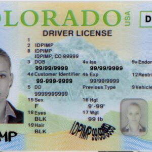 Fake driver license Colorado