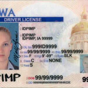 Fake driver license Iowa