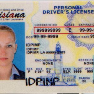 Fake driver license Louisiana