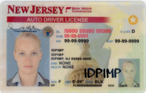 Fake driver license New Jersey - Buy New Jersey Fake IDs