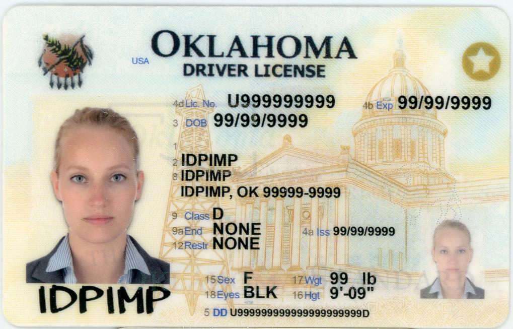 Fake driver license Oklahoma - Buy Oklahoma Fake IDs