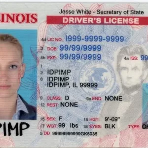 Fake driver license Illinois